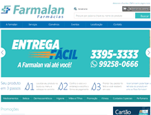 Tablet Screenshot of farmalan.com.br